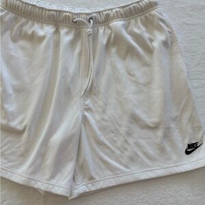 Nike White Mesh Shorts